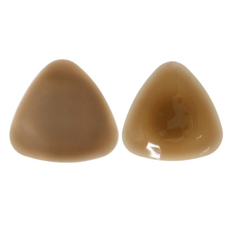 Triangular Pure-silicone Solid Breast Petals For A Super-thin Lift-enhancing, And Anti-exposure Chest Fit