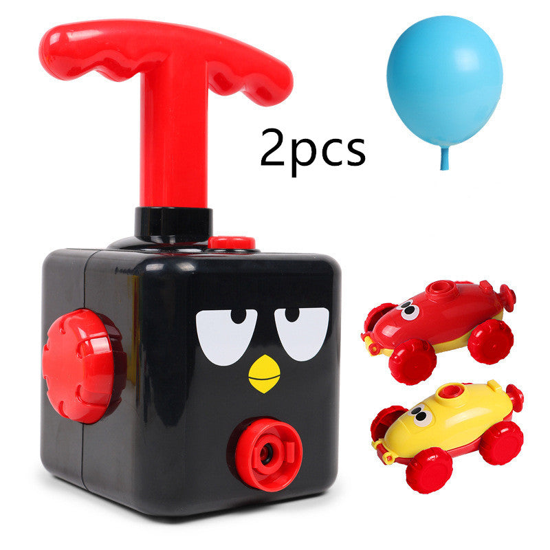 Power Balloon Launch Tower Toy Puzzle  Education Inertia Air Power Balloon Car Science Experimen Toy For Children Gift