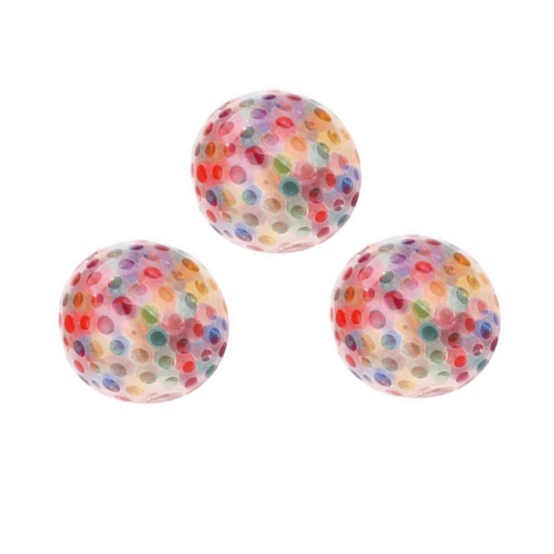TPR Soft Rubber Toy Squeezing Toy Rainbow Stress Ball