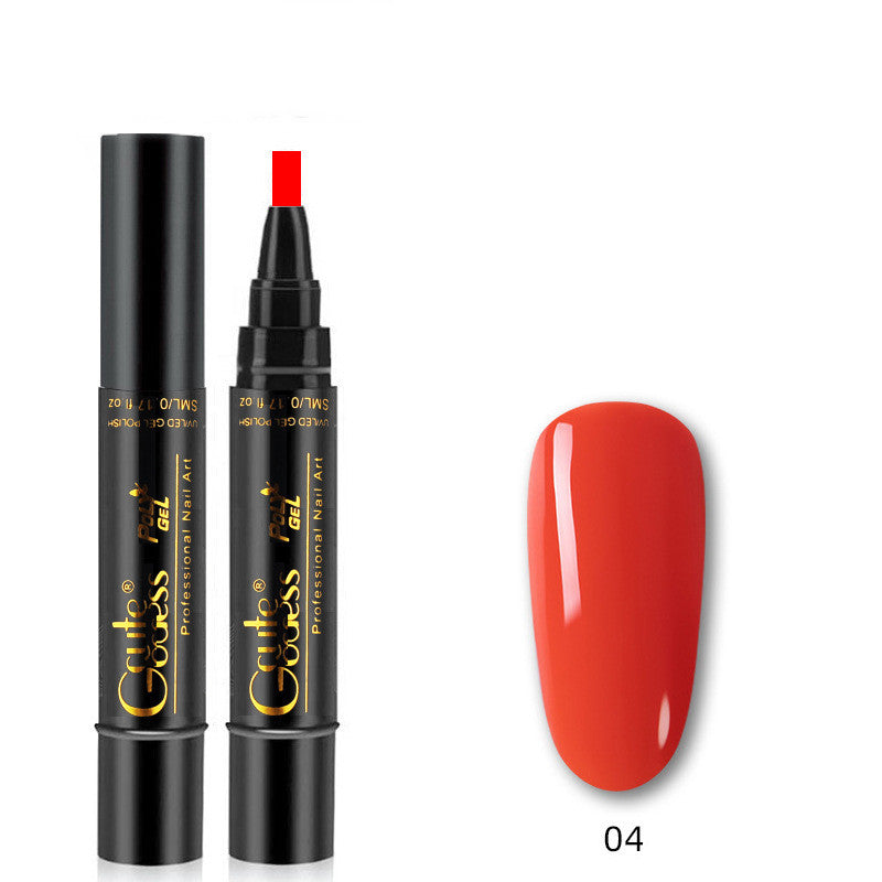 3-in-1 Nail Glue Pen  One-step Glue Phototherapy Plastic
