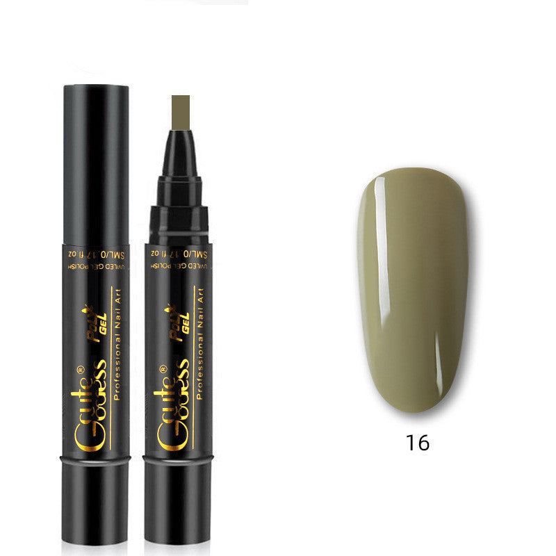 3-in-1 Nail Glue Pen  One-step Glue Phototherapy Plastic