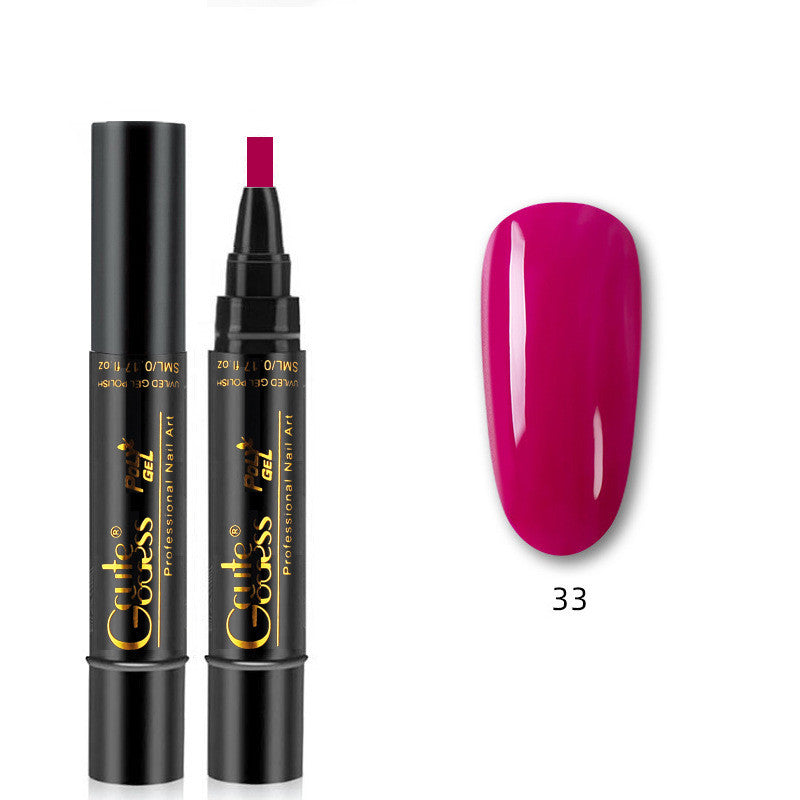 3-in-1 Nail Glue Pen  One-step Glue Phototherapy Plastic