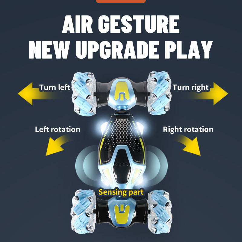 Twist Side Walking Stunt Remote Control Car Light Gesture Induction Deformation Drift Car Children's Car Boy Toy