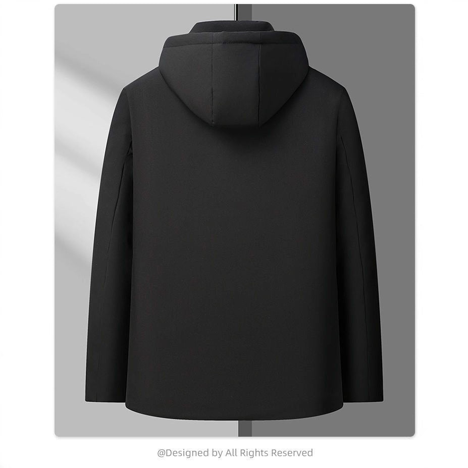 Mens Retro Casual Padded Cotton Jacket