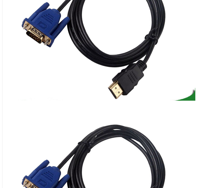 1.8m HDMI TO VGA Cable For Computer Projector