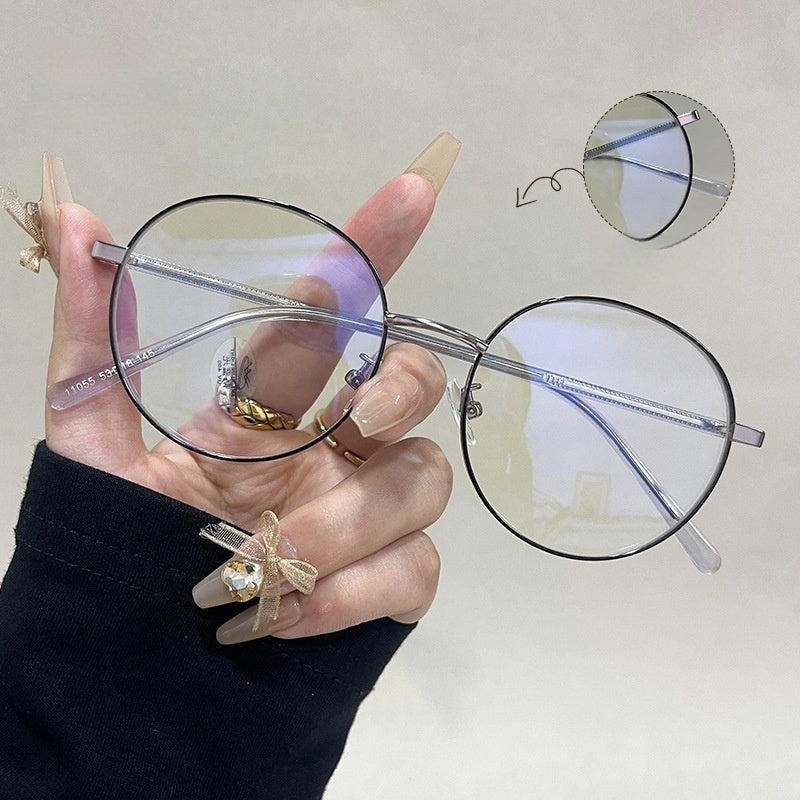 Blue Light Blocking Glasses For Women Available With Prescription Lenses Round Frame Non Prescription