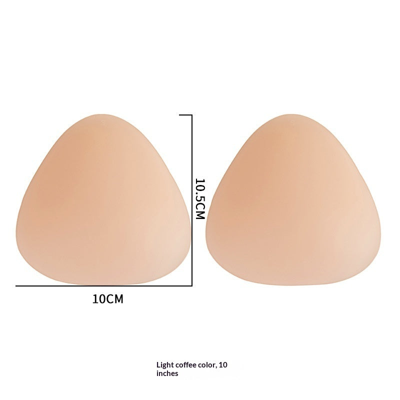 Triangular Solid Silicone Breast Pads For Womens Swimwear To Prevent Unsightly Bulges