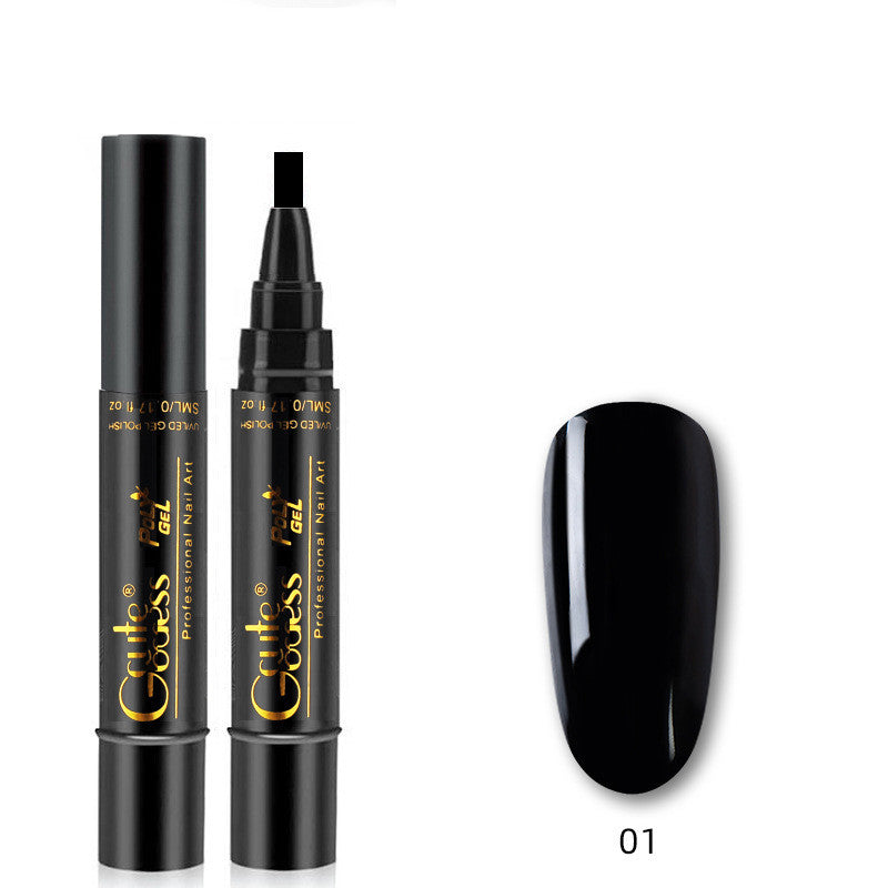 3-in-1 Nail Glue Pen  One-step Glue Phototherapy Plastic