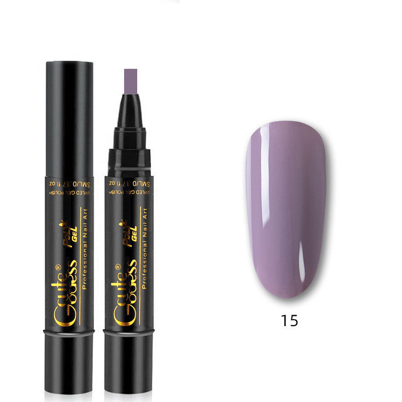 3-in-1 Nail Glue Pen  One-step Glue Phototherapy Plastic