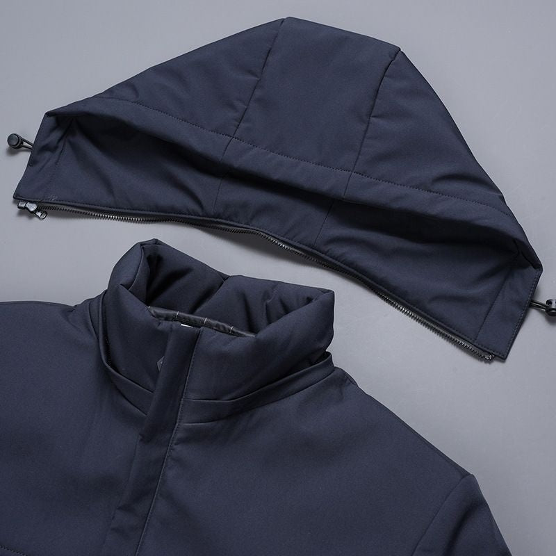 Mens Retro Casual Padded Cotton Jacket