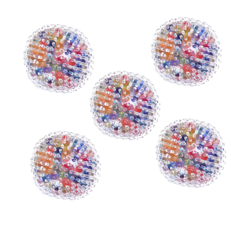 TPR Soft Rubber Toy Squeezing Toy Rainbow Stress Ball