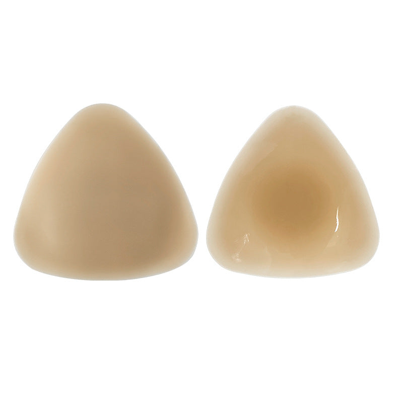 Triangular Pure-silicone Solid Breast Petals For A Super-thin Lift-enhancing, And Anti-exposure Chest Fit