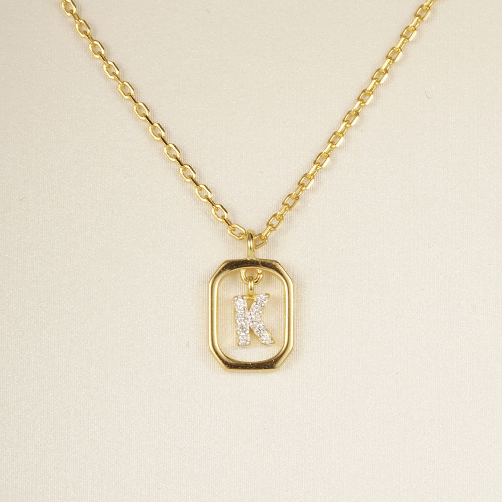 S925 Silver Light Luxury Necklace In European And American Style