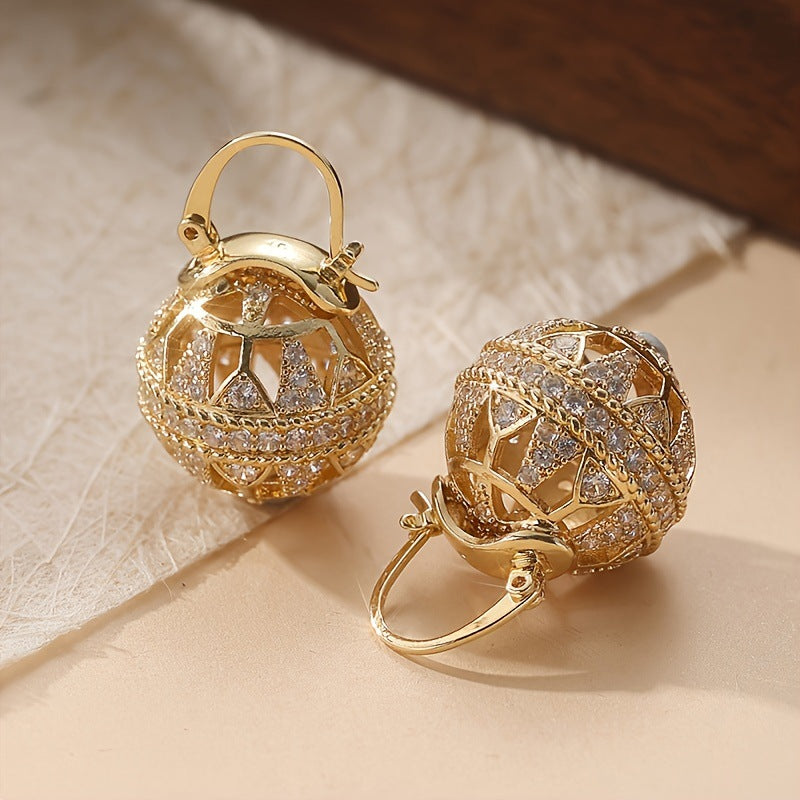 Affordable Luxury Court-style Intricately Crafted Vintage-chic Colorful Earrings