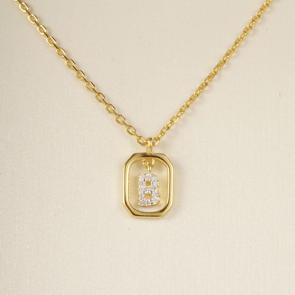 S925 Silver Light Luxury Necklace In European And American Style