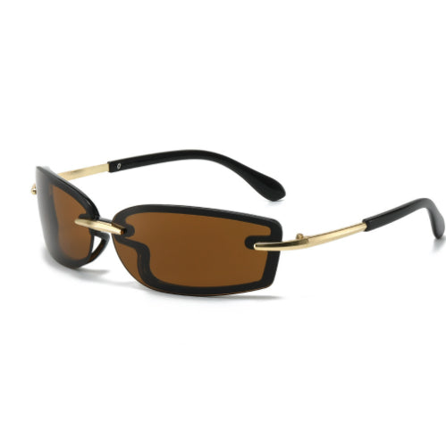 Square Candy-colored UV-protective Influencer Sunglasses In An Instagram-style Design