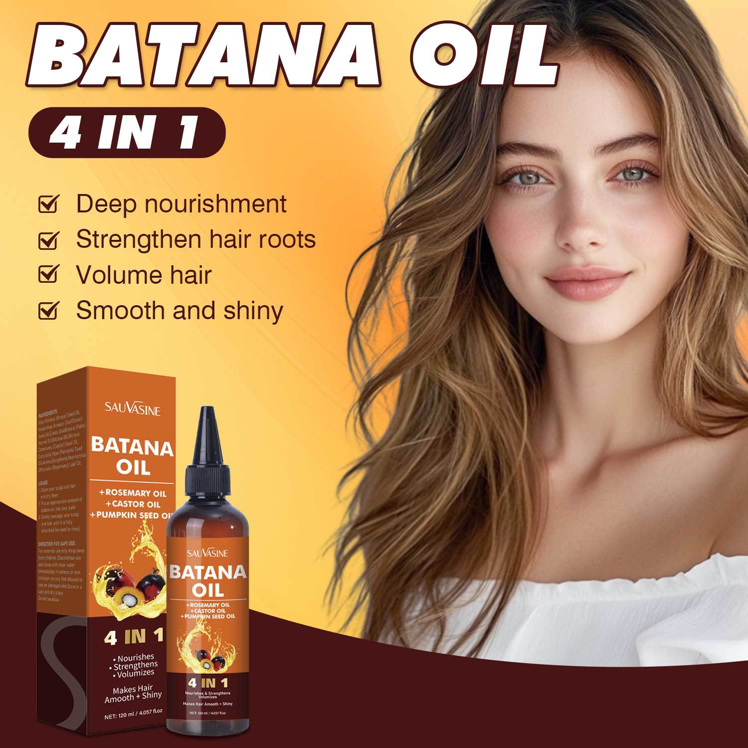 120ml Moisturizing Repair Strong And Tough Anti-hair Loss BATANA OIL