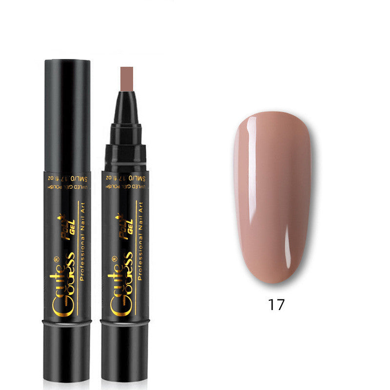 3-in-1 Nail Glue Pen  One-step Glue Phototherapy Plastic