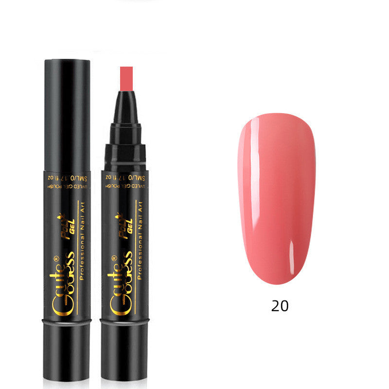 3-in-1 Nail Glue Pen  One-step Glue Phototherapy Plastic