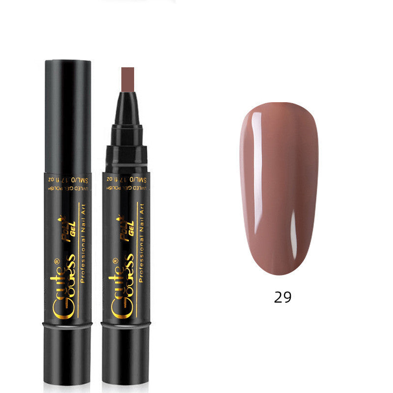 3-in-1 Nail Glue Pen  One-step Glue Phototherapy Plastic