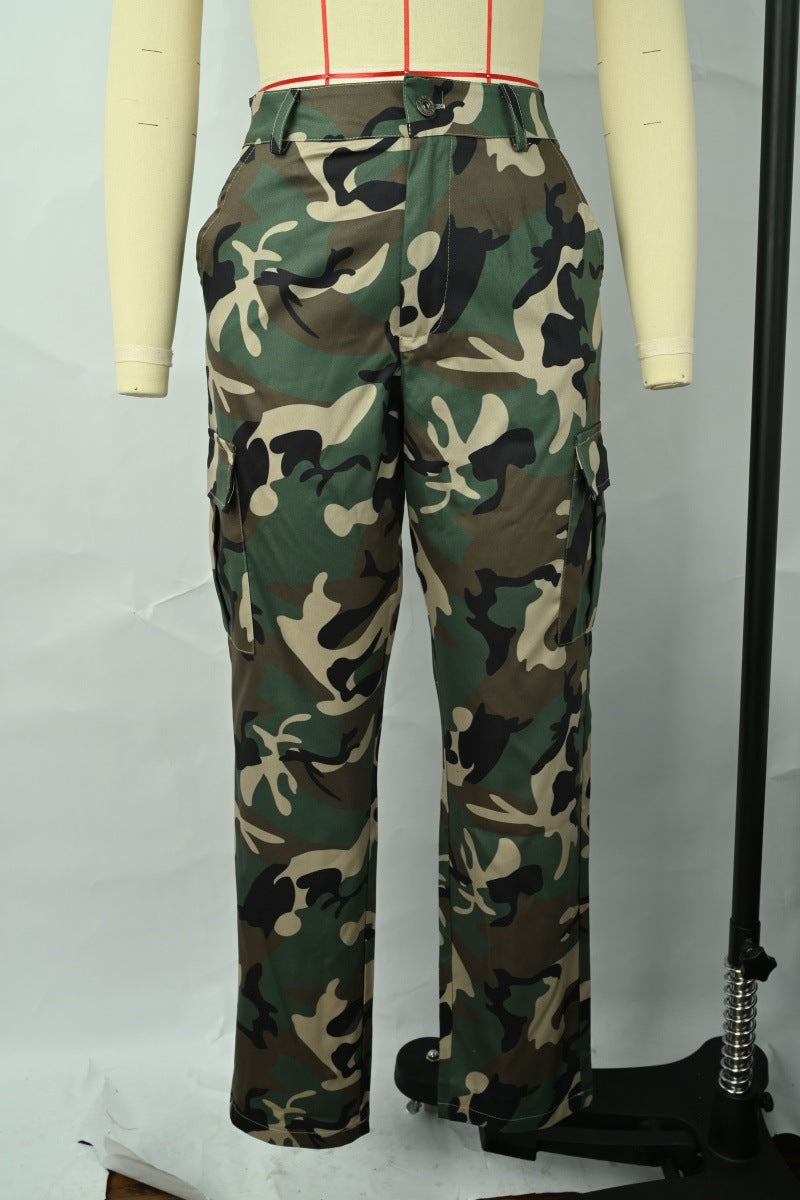 Womens Workwear Pants SpringAutumn New Arrival Hip-Hop Style Straight-Leg