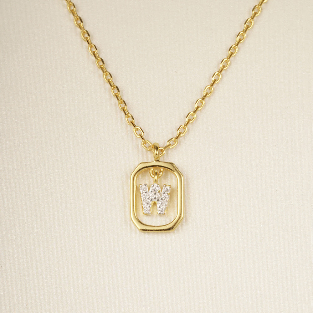 S925 Silver Light Luxury Necklace In European And American Style