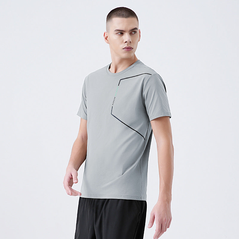 Mens Casual Sports T-Shirt With Short Sleeves New Summer Style