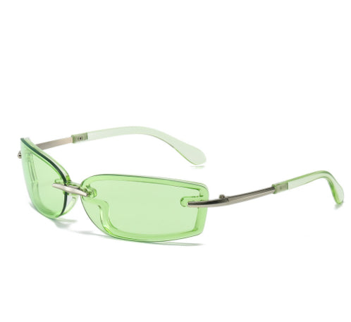 Square Candy-colored UV-protective Influencer Sunglasses In An Instagram-style Design