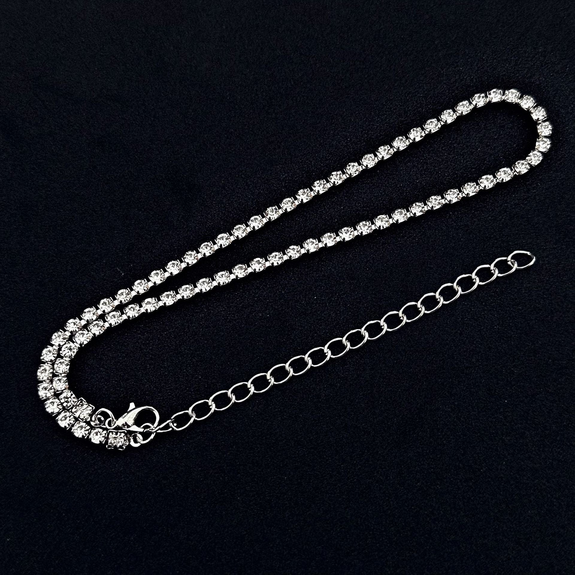 Elegant Rhinestone Collarbone Necklace For Women