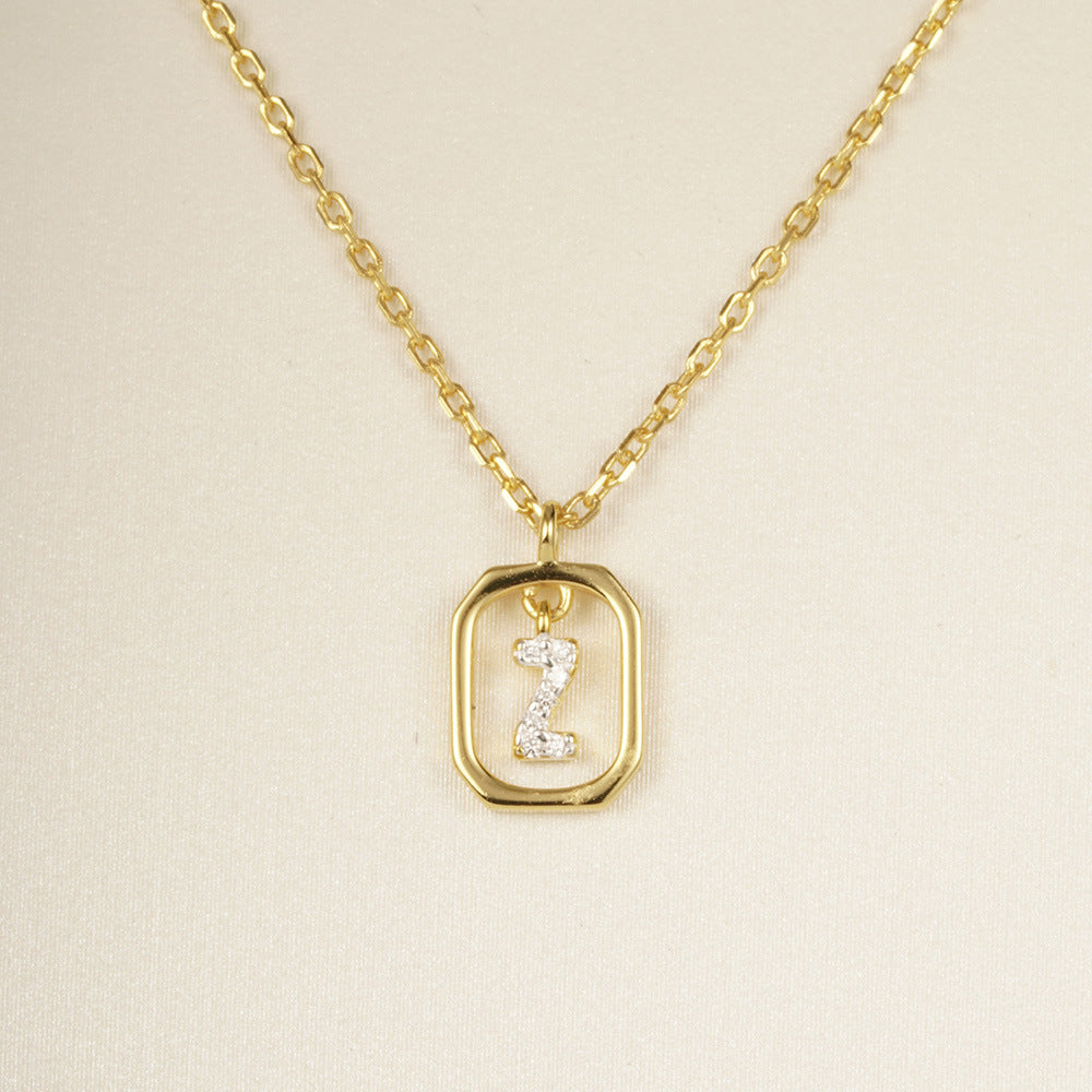 S925 Silver Light Luxury Necklace In European And American Style