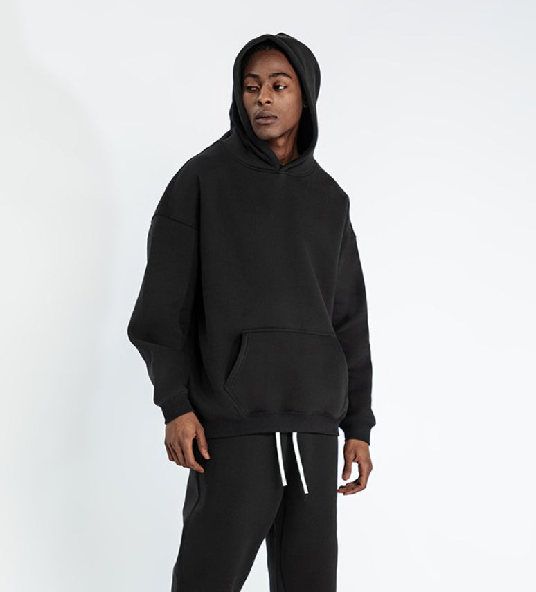 Plush Loose Sweater Suit For Men