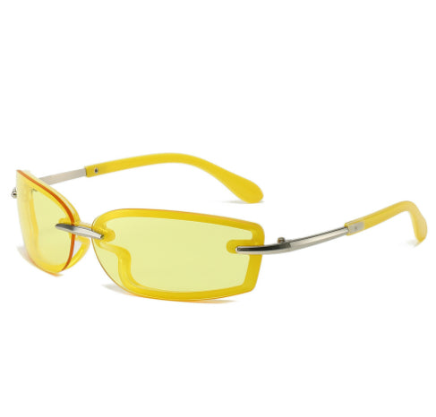 Square Candy-colored UV-protective Influencer Sunglasses In An Instagram-style Design