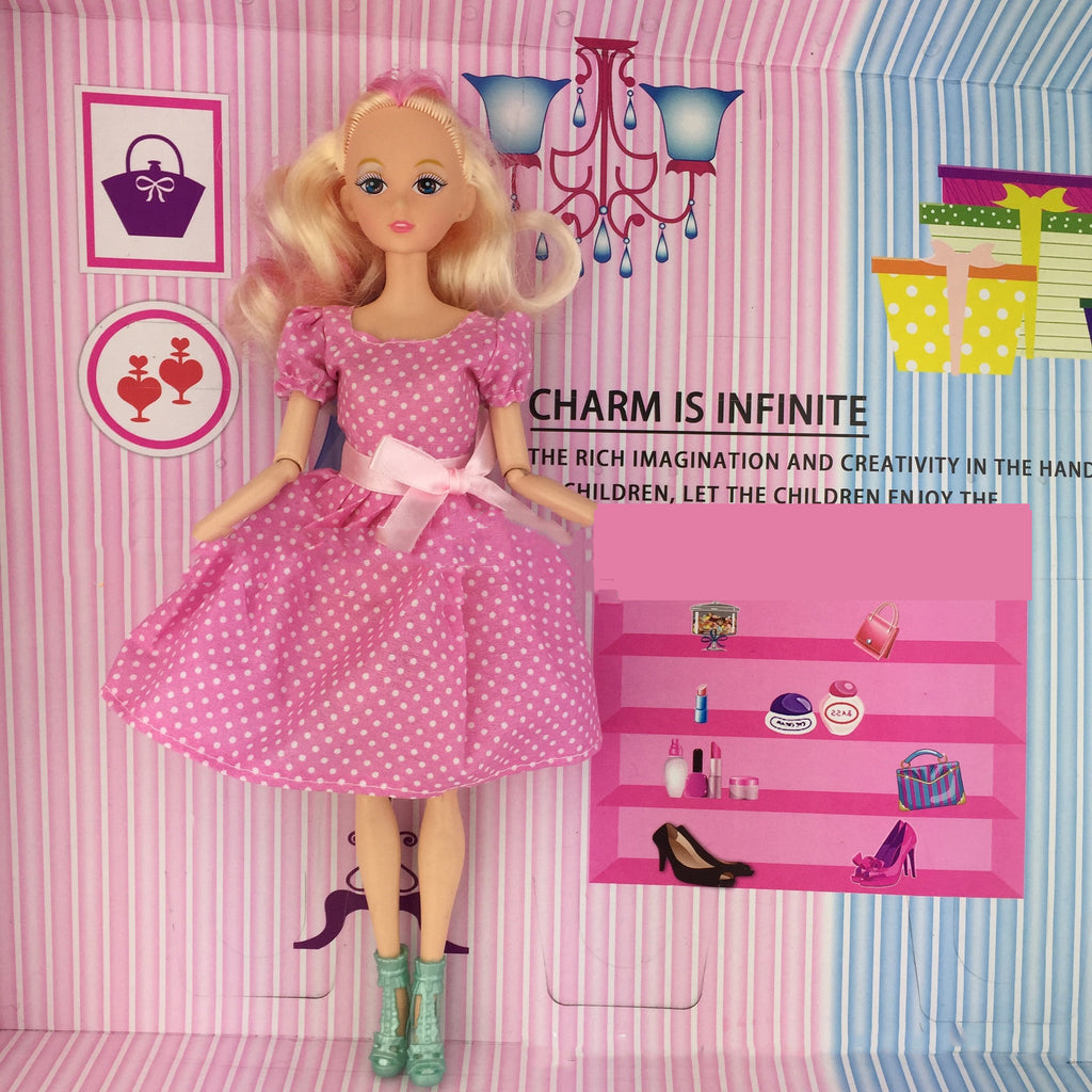 11 Inch Dress Up Doll  Dress Fashion Suit Girl Toy