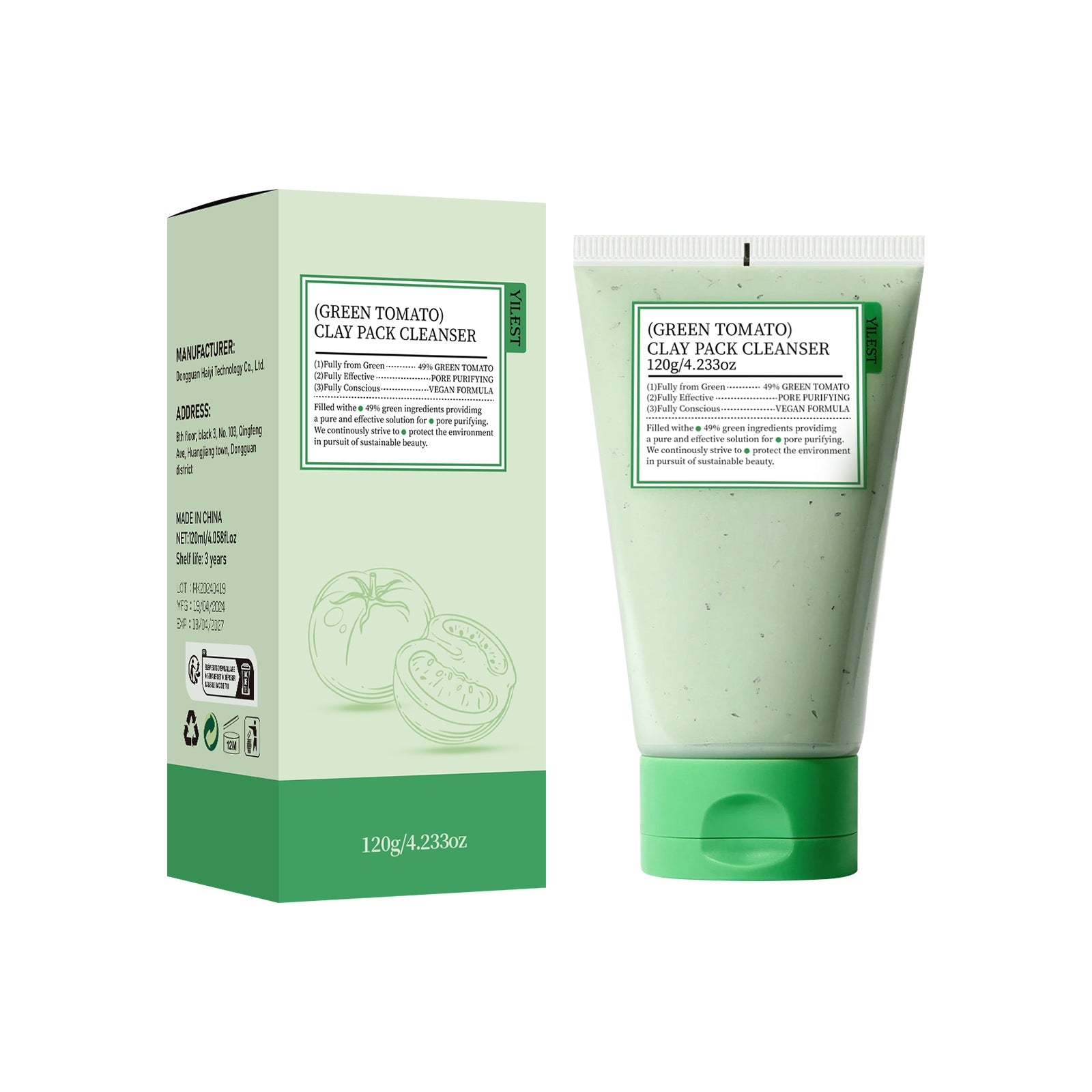 120g Gentle Cleansing Mask Pore Acne Cleanser