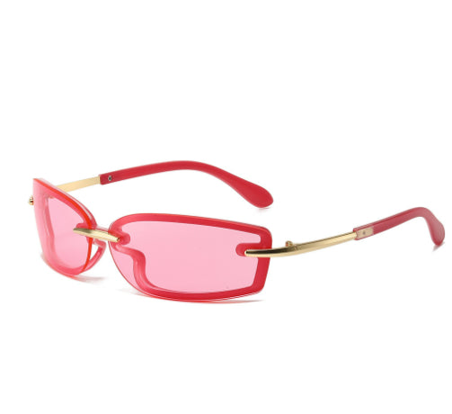 Square Candy-colored UV-protective Influencer Sunglasses In An Instagram-style Design