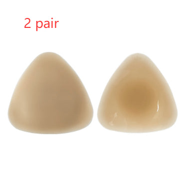 Triangular Pure-silicone Solid Breast Petals For A Super-thin Lift-enhancing, And Anti-exposure Chest Fit
