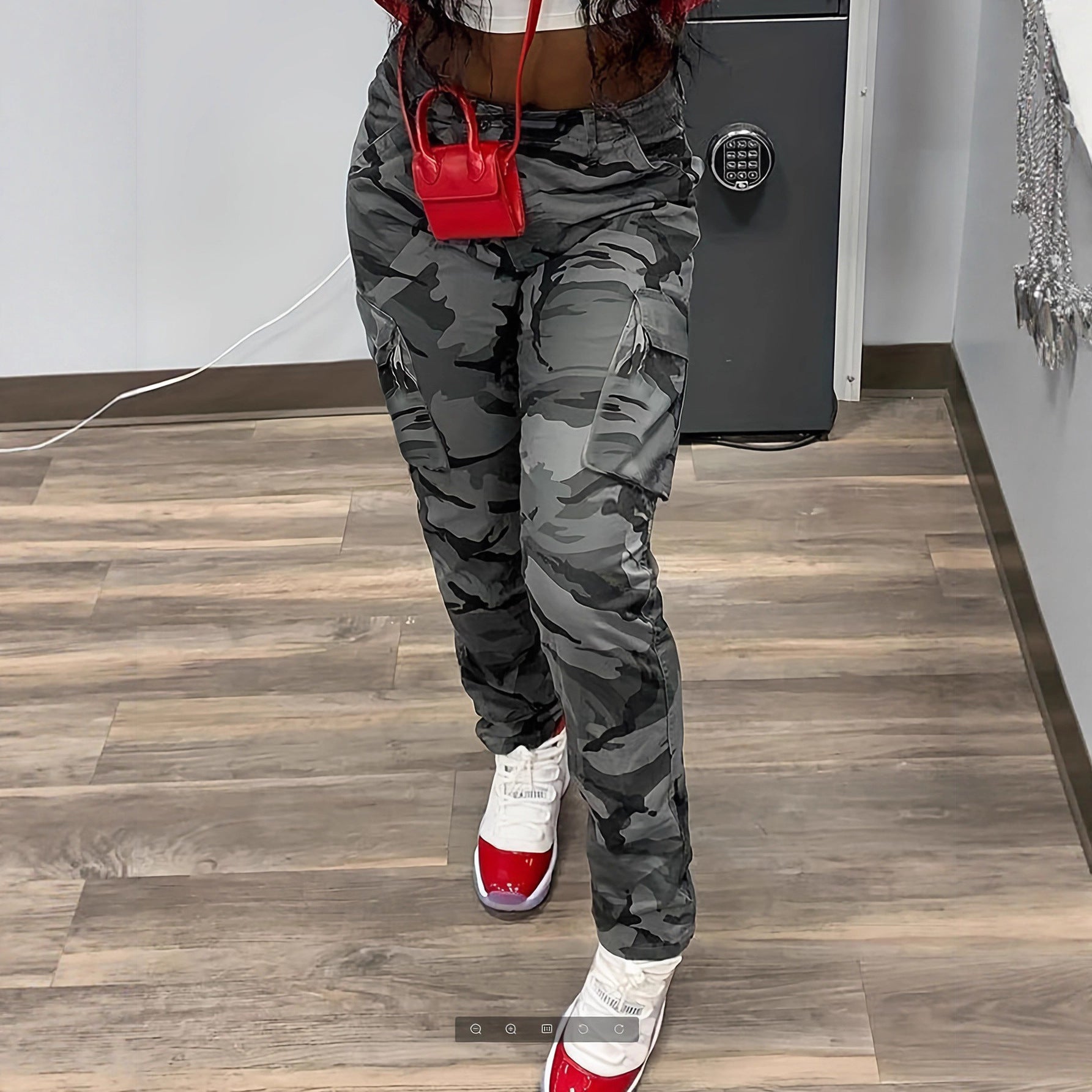 Womens Workwear Pants SpringAutumn New Arrival Hip-Hop Style Straight-Leg