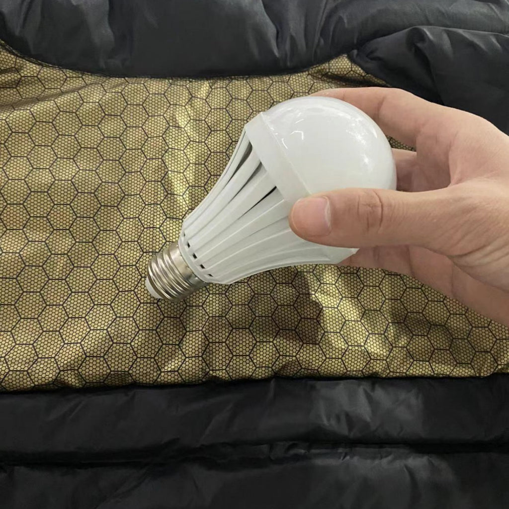 Loose-fitting Black Gold Cotton-padded Hooded Down Jacket