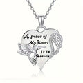 Hummingbird Diamond-Encrusted Heart Necklace A Stylish Versatile Pendant Necklace