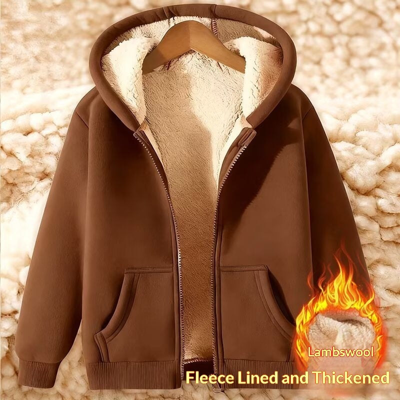 Heavyweight Fleece-Lined Extra-Thick Mens Hoodie