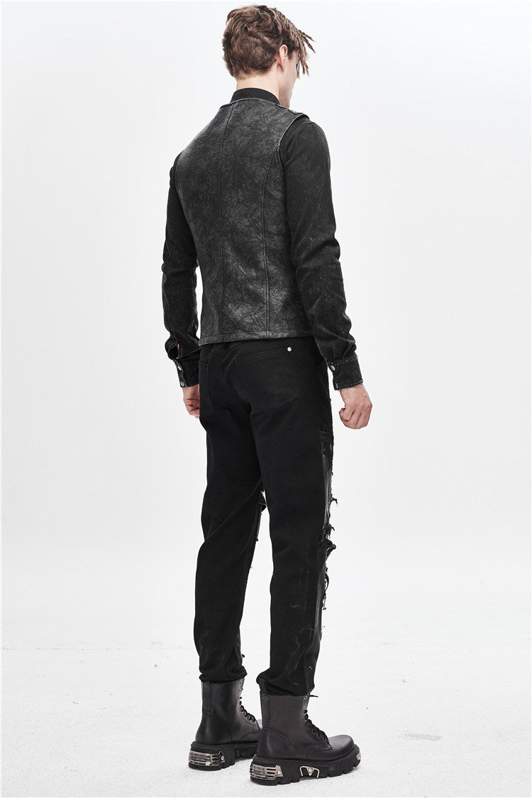 Mens Misty Floral Tie-Back VestChesnut