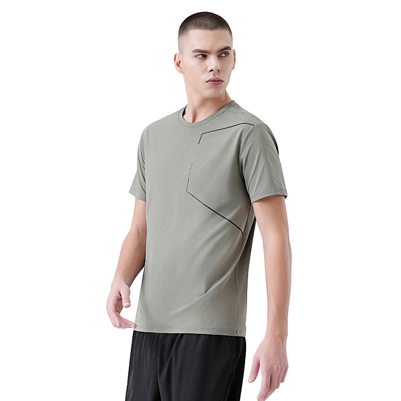 Mens Casual Sports T-Shirt With Short Sleeves New Summer Style