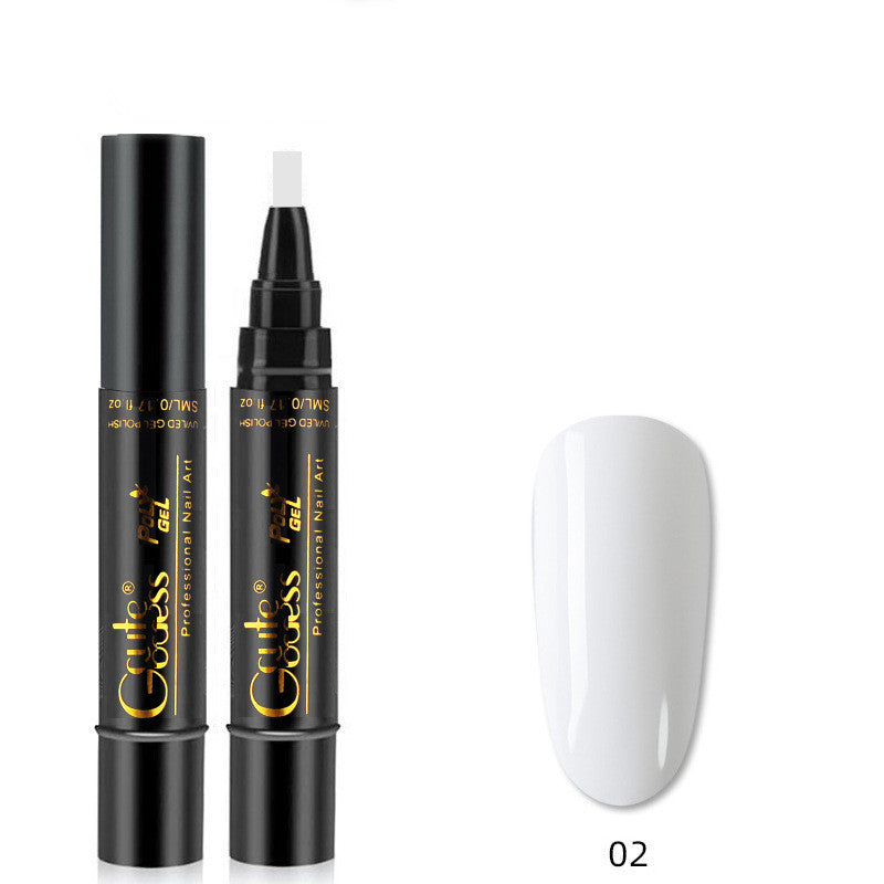 3-in-1 Nail Glue Pen  One-step Glue Phototherapy Plastic