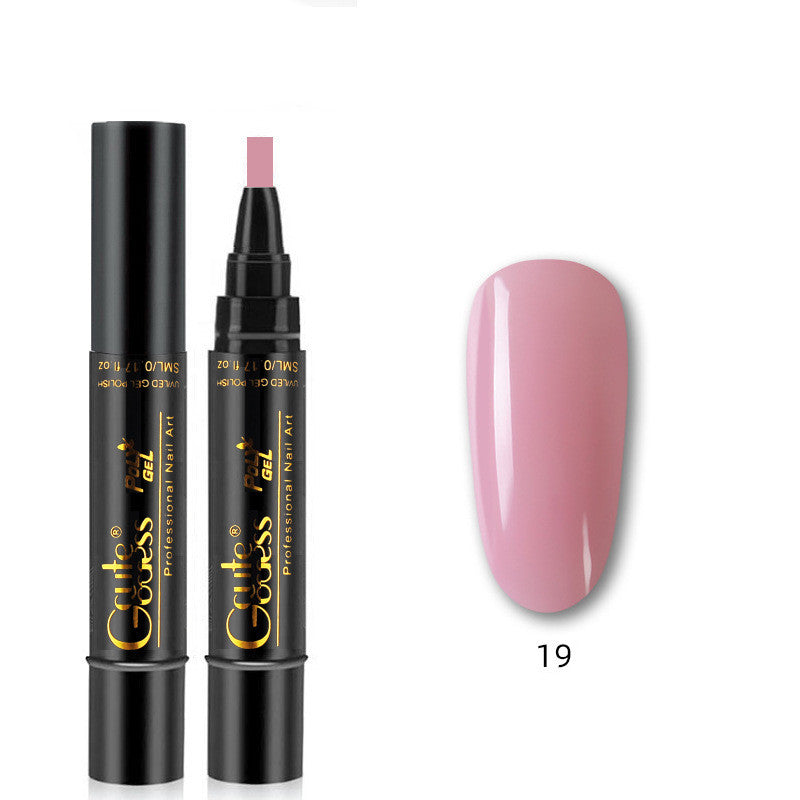 3-in-1 Nail Glue Pen  One-step Glue Phototherapy Plastic