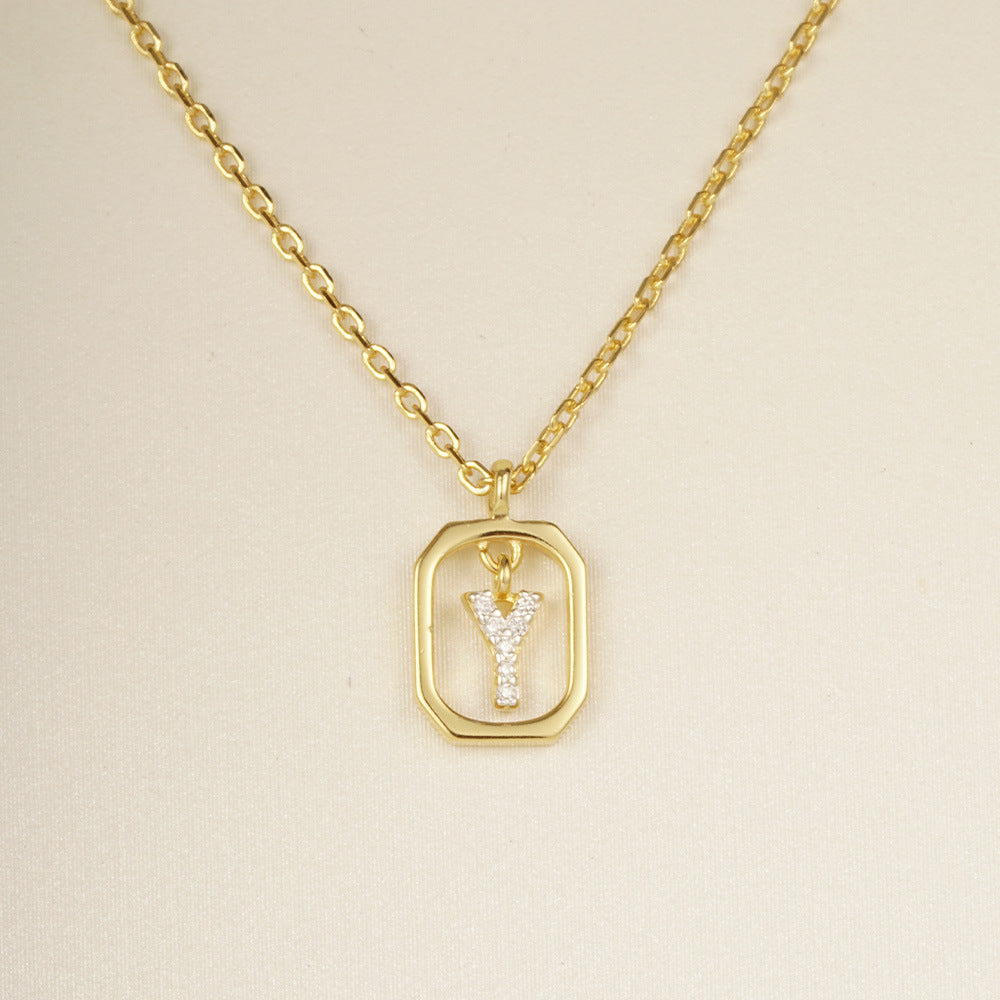 S925 Silver Light Luxury Necklace In European And American Style