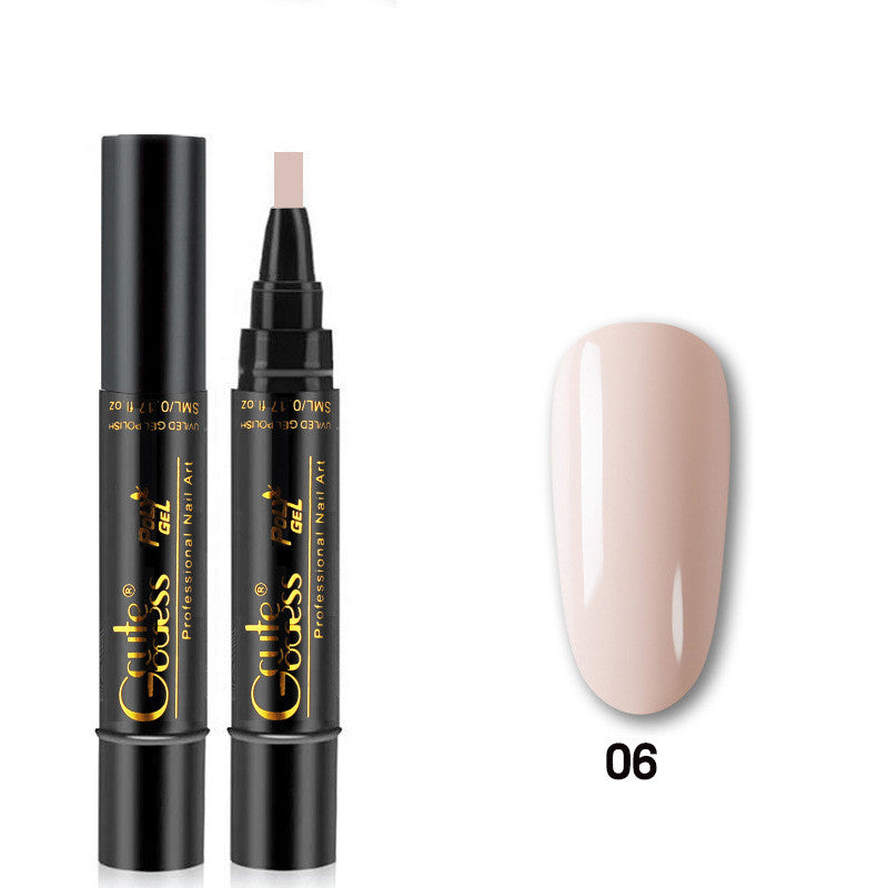 3-in-1 Nail Glue Pen  One-step Glue Phototherapy Plastic