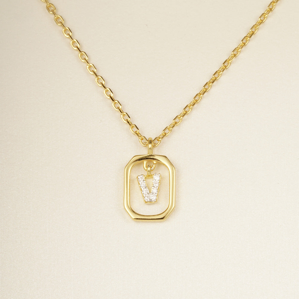 S925 Silver Light Luxury Necklace In European And American Style