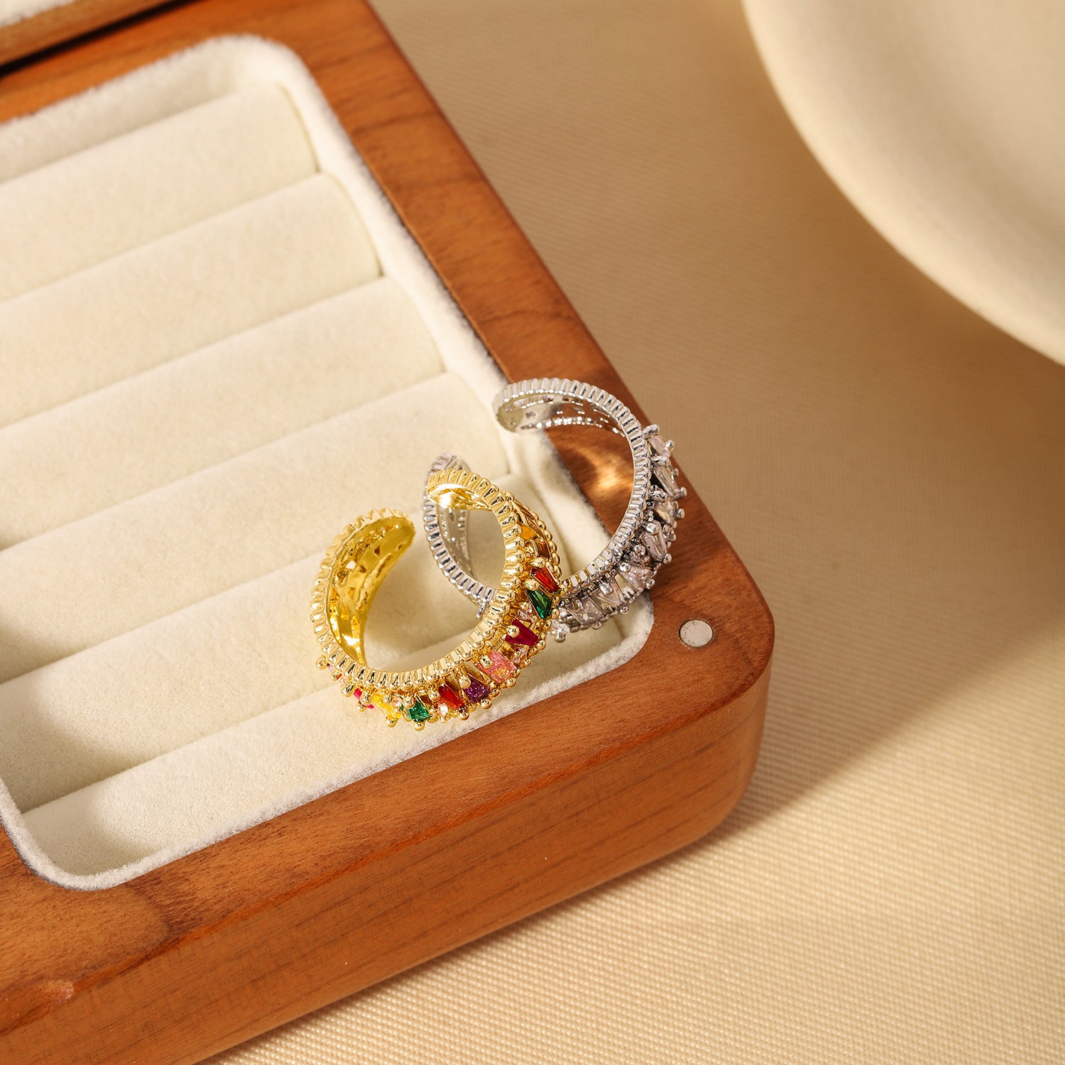 Gold-plated Niche High-end Ring