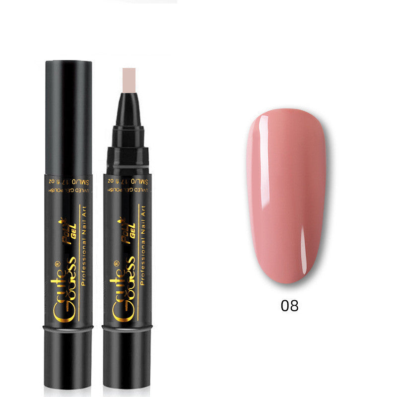 3-in-1 Nail Glue Pen  One-step Glue Phototherapy Plastic