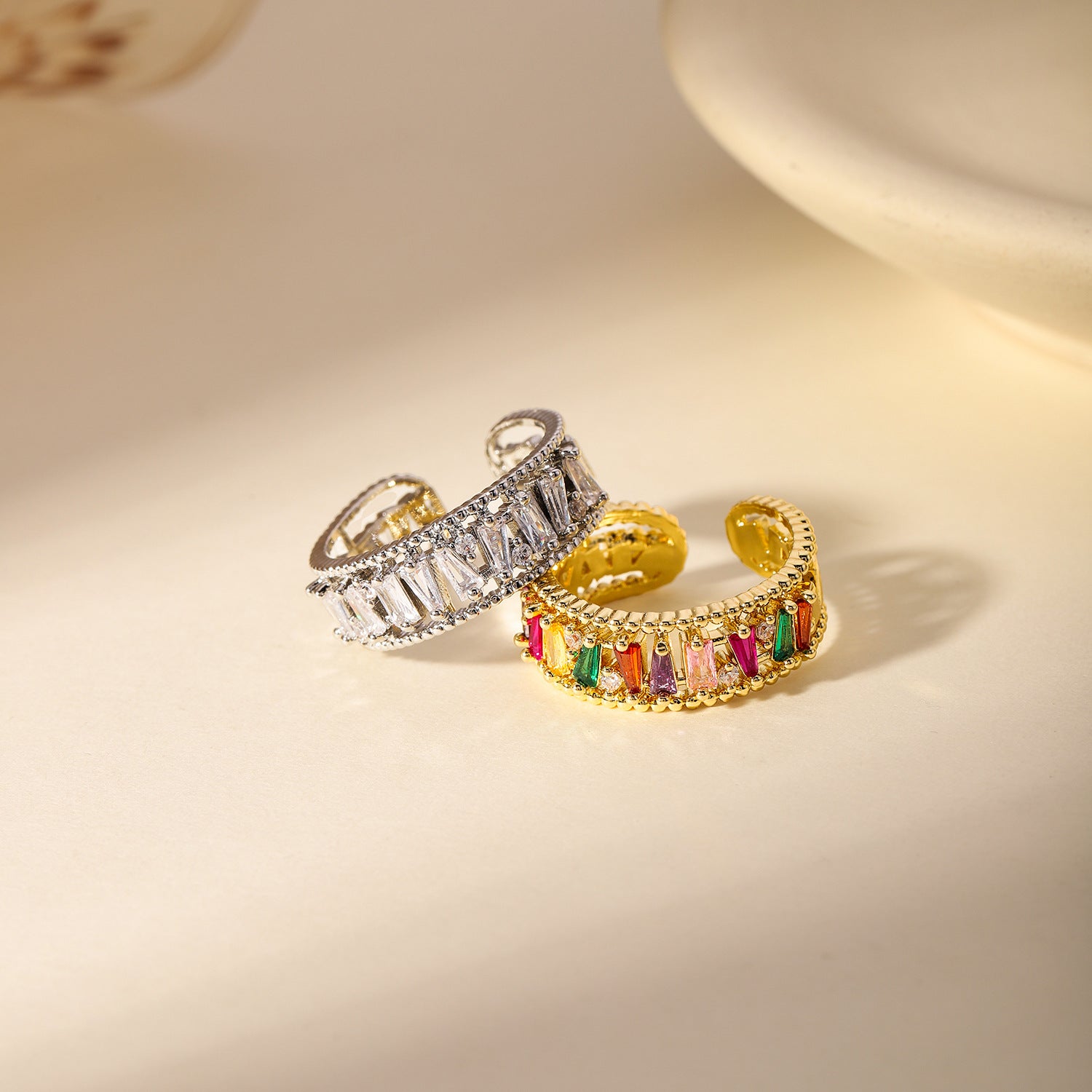 Gold-plated Niche High-end Ring